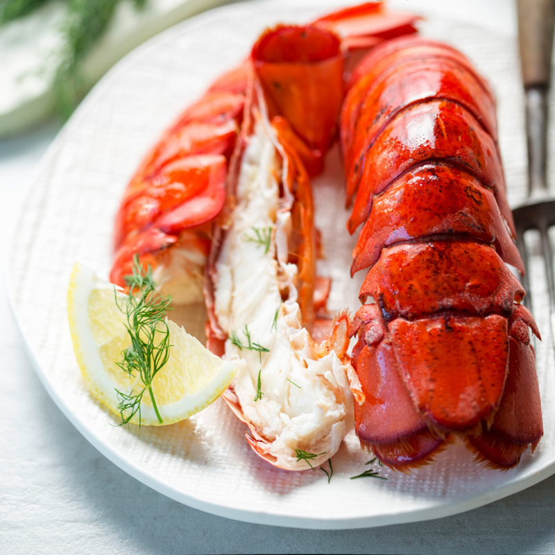 Lobster Tails Atlantic Cold Water  For Sale (4/5oz each) 2 Pack Flash Frozen