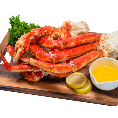 Small Alaskan Frozen King Crab Legs / Knuckles (1 Pound)