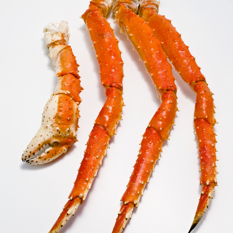 Small Alaskan Frozen King Crab Legs / Knuckles (1 Pound)