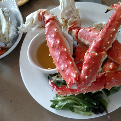 Gourmet Frozen Alaskan King Crab Legs (1 pound)